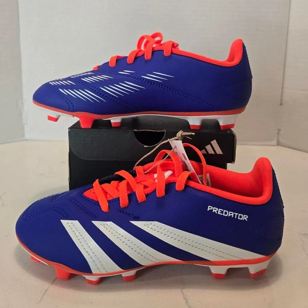Adidas Predator club FXG J Blue/ Orange kids - 3 US